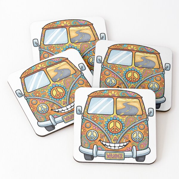 Item preview, Psychedelic Hippie Van designed and sold by AliveStyle.