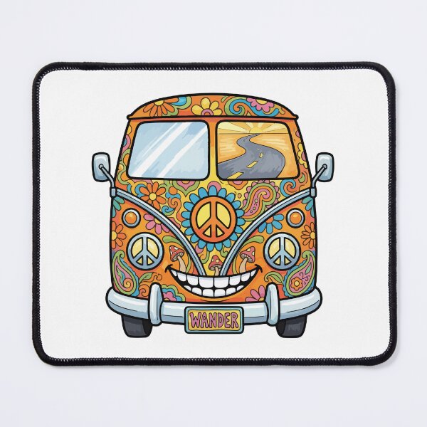 Item preview, Psychedelic Hippie Van designed and sold by AliveStyle.