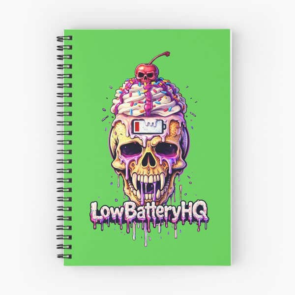 Item preview, LowBatteryHQ Skull Cupcake – Drained Core Gothic Streetwear Art designed and sold by LowBatteryHQ.