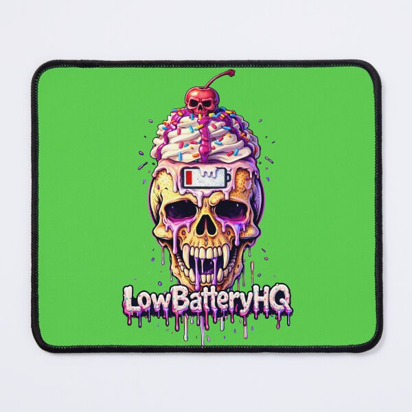 Item preview, LowBatteryHQ Skull Cupcake – Drained Core Gothic Streetwear Art designed and sold by LowBatteryHQ.
