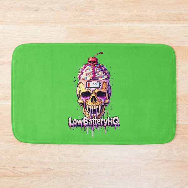 Item preview, LowBatteryHQ Skull Cupcake – Drained Core Gothic Streetwear Art designed and sold by LowBatteryHQ.