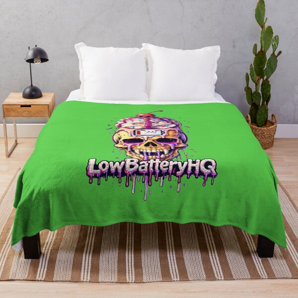 Item preview, LowBatteryHQ Skull Cupcake – Drained Core Gothic Streetwear Art designed and sold by LowBatteryHQ.