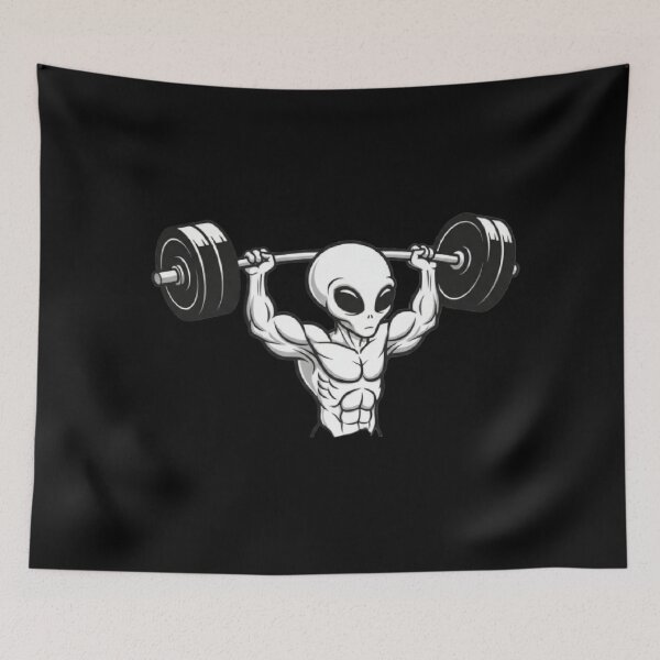 Item preview, RESIDENT ALIEN GYM designed and sold by ALL ART .