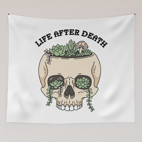 Item preview, Life After Death - Skull Succulent Planter designed and sold by jncvkr.