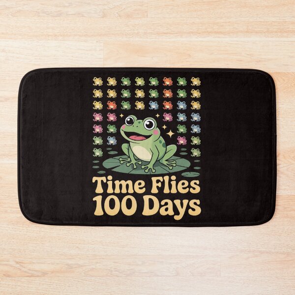 Item preview, Time Flies 100 Days Of School Frog Toad Teacher Kidergarten designed and sold by Trendeco.