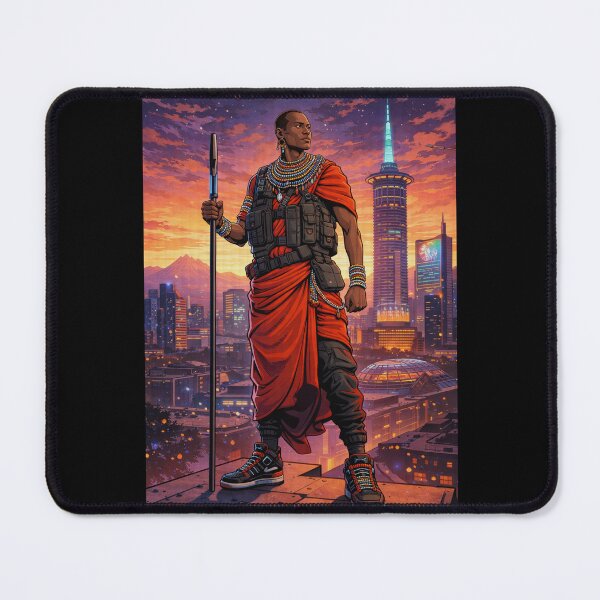 Item preview, Maasai Futurist – Urban Warrior Fashion designed and sold by DigitalDropArts .