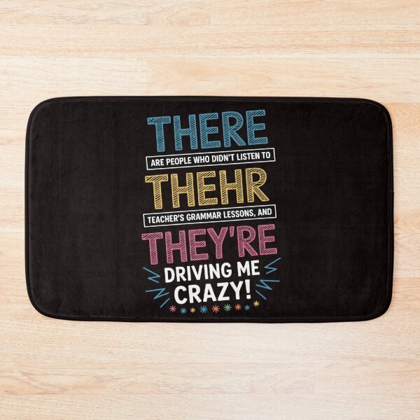 Item preview, There Their They're English Grammar Teacher Back To School designed and sold by Trendeco.