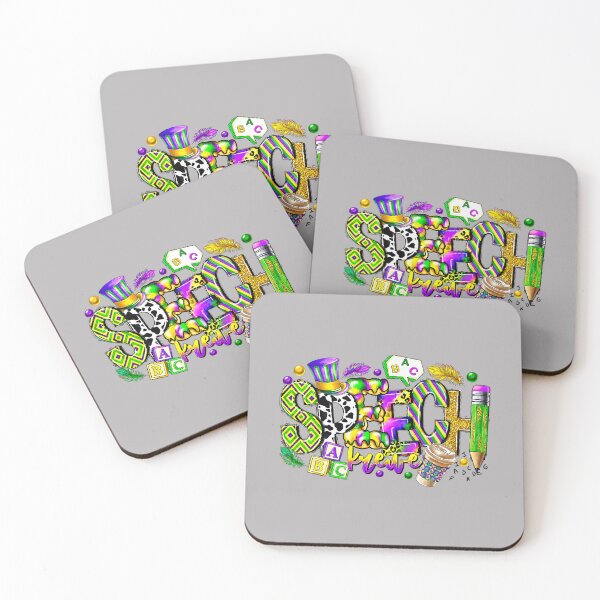 Item preview, Retro Speech Krewe SLP Mardi Gras Speech Language Pathology designed and sold by GreggRoss.