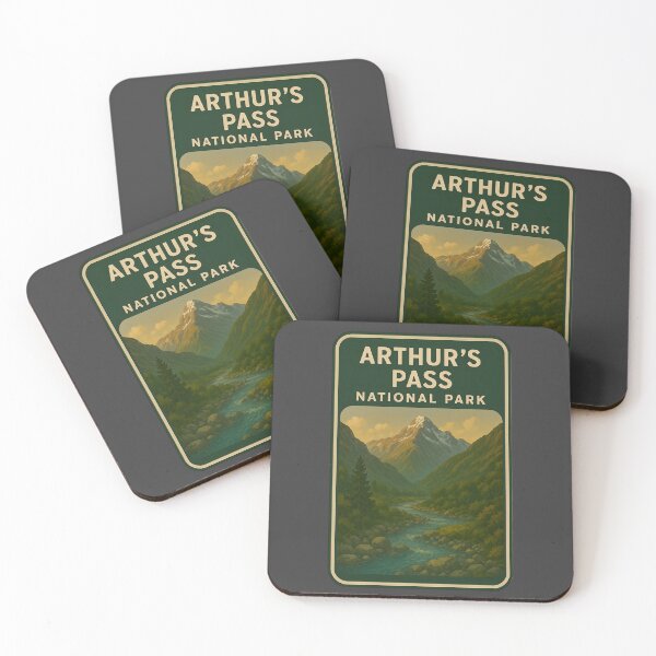Item preview, New Zealand National Parks Art: Arthur’s Pass designed and sold by PinUpPizzazz.