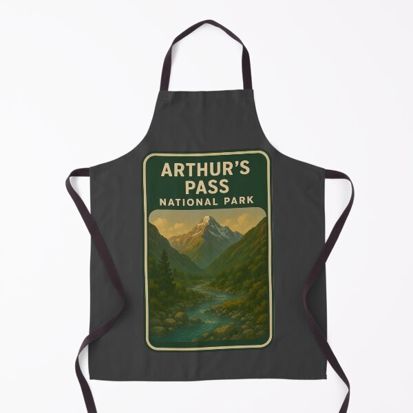 Item preview, New Zealand National Parks Art: Arthur’s Pass designed and sold by PinUpPizzazz.