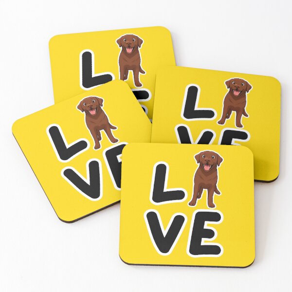 Item preview, Chocolate Labrador Love  designed and sold by Juzzy72.