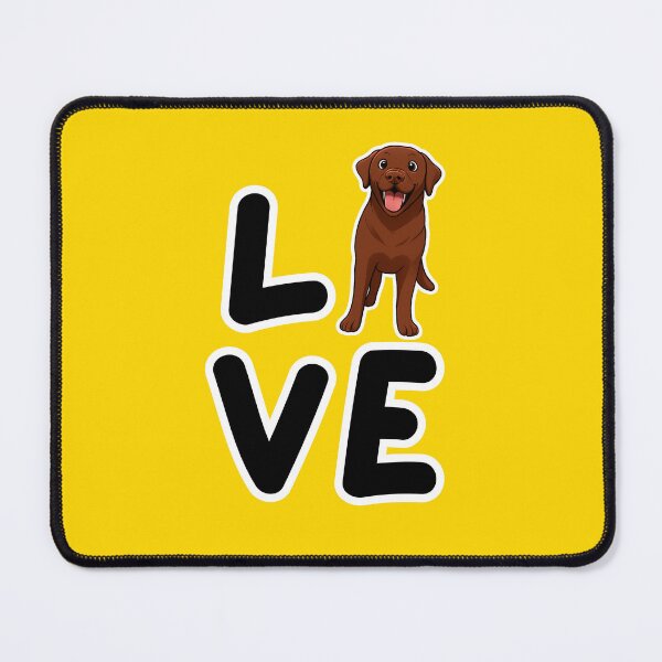 Item preview, Chocolate Labrador Love  designed and sold by Juzzy72.