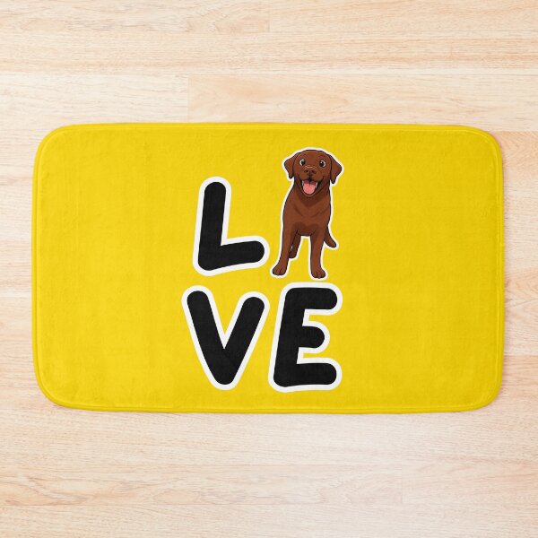 Item preview, Chocolate Labrador Love  designed and sold by Juzzy72.