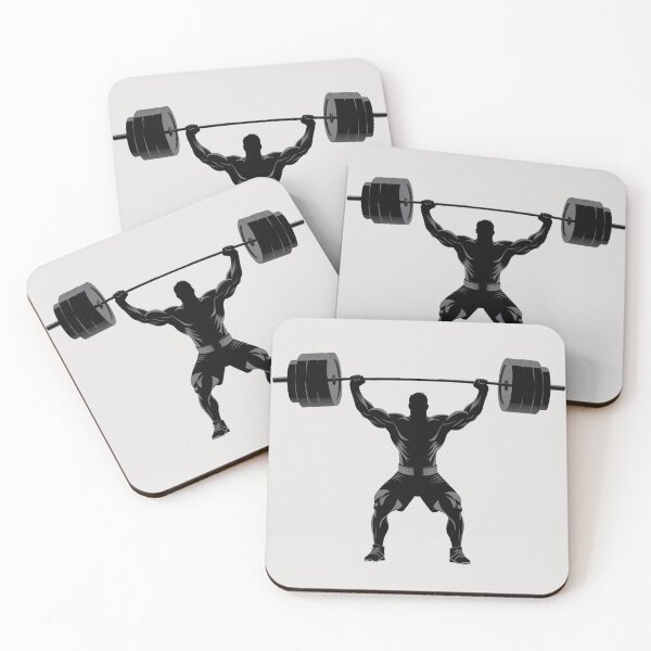 Item preview, Relentless Strength Weightlifter Silhouette designed and sold by Prachodayat Artworks.