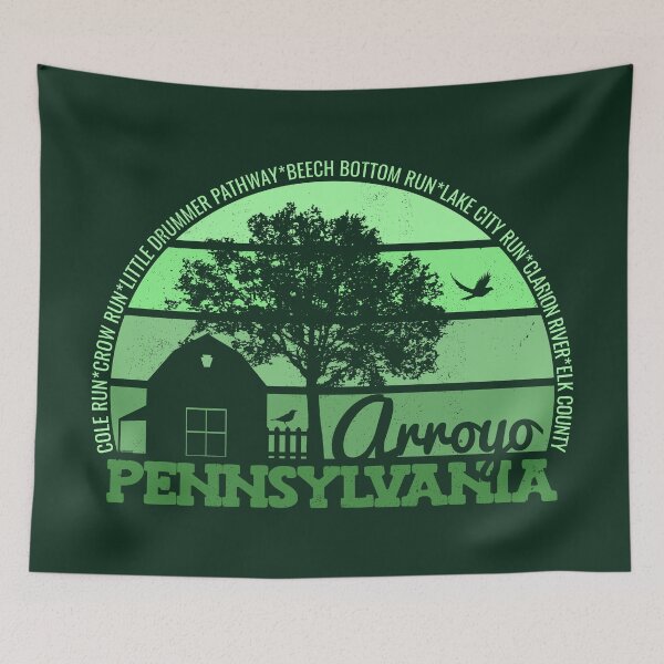 Item preview, Arroyo Pennsylvania Sunset Retro Vintage Local Pride Logo designed and sold by CRHPOD20.