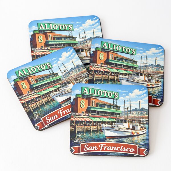 Item preview, Alioto’s Restaurant, San Francisco Waterfront designed and sold by Myra365Art.