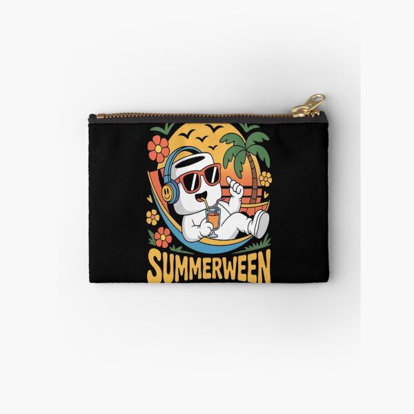 Item preview, Summerween Ghost Halloween Summer Beach Vibes designed and sold by HaiharryCartoon.