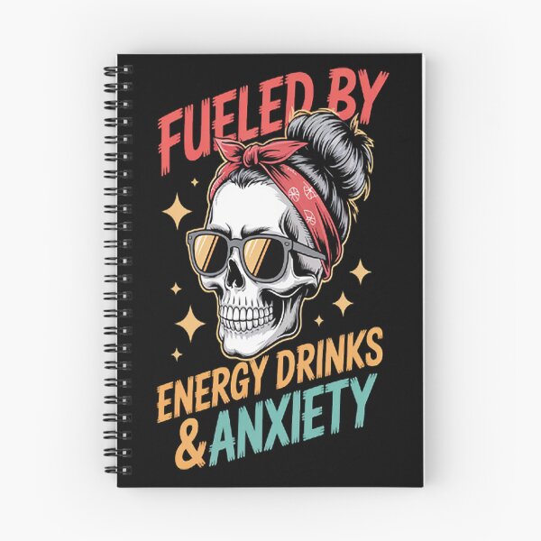 Item preview, Fueled By Energy Drinks & Anxiety designed and sold by CottonCandyPrin.