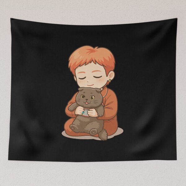 Item preview, Cute Chibi G-Dragon With Zoa Cat  designed and sold by Minecrafttt44.