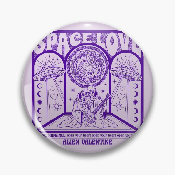 Item preview, Space Love Psychedelic Alien Cosmic Romance designed and sold by zzz888.