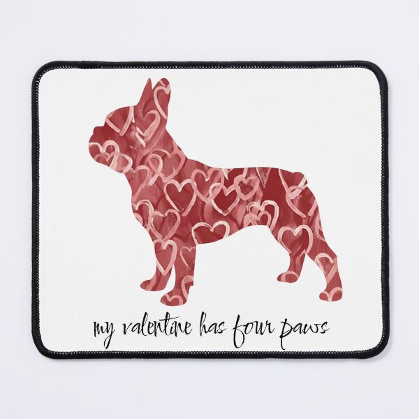 Item preview, Valentine French Bulldog Frenchie Dog Bulldog Made of Hearts designed and sold by TheBeesForYou.