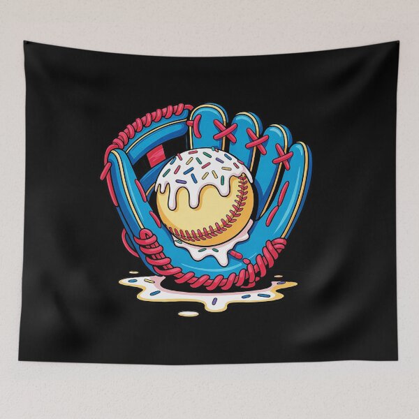 Artikelvorschau, Baseball Drip Ice Cream Sprinkles Baseballhandschuh entworfen und verkauft von TOTOx9aR.