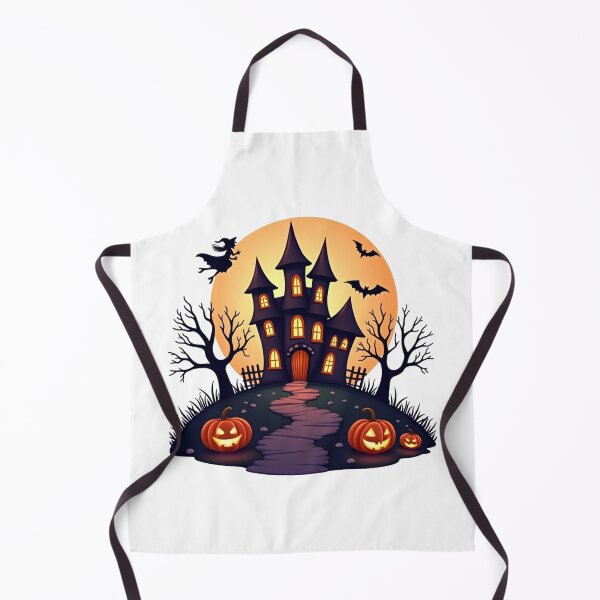 Item preview, Moonlit Spooky Castle – Cute Halloween Night designed and sold by TeeAura99.
