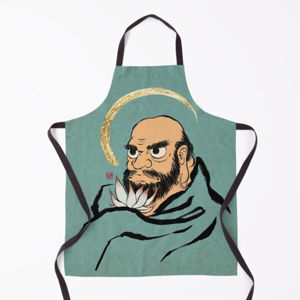 Item preview, Korean Folk Art: Zen Master Dalmado - Feng Shui Protection C designed and sold by QamarART Paintings.