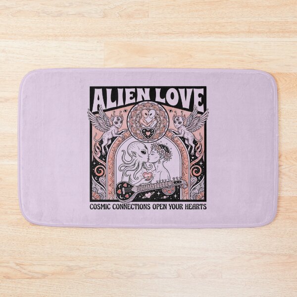 Item preview, Psychedelic Alien Love Cosmic Connections Art Nouveau designed and sold by zzz888.