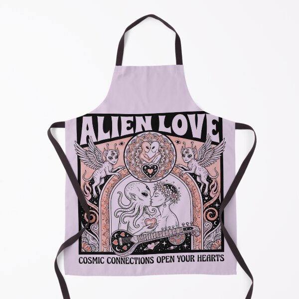 Item preview, Psychedelic Alien Love Cosmic Connections Art Nouveau designed and sold by zzz888.