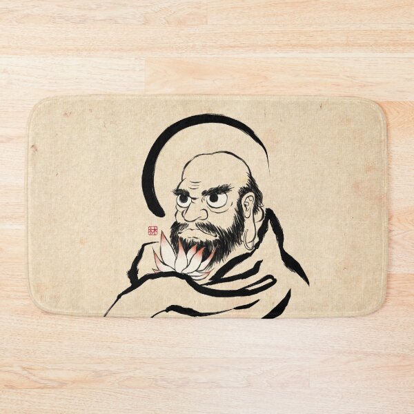 Item preview, Korean Folk Art: Zen Master Dalmado - Feng Shui Protection D  designed and sold by QamarART Paintings.