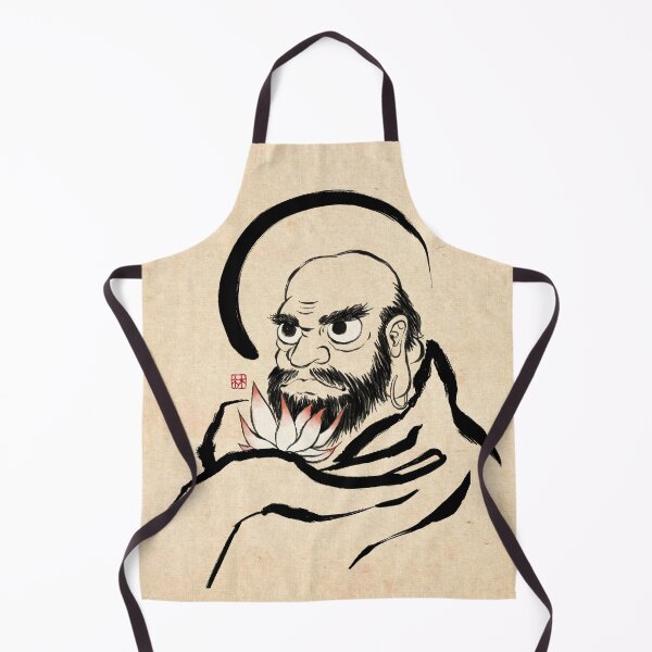 Item preview, Korean Folk Art: Zen Master Dalmado - Feng Shui Protection D designed and sold by QamarART Paintings.