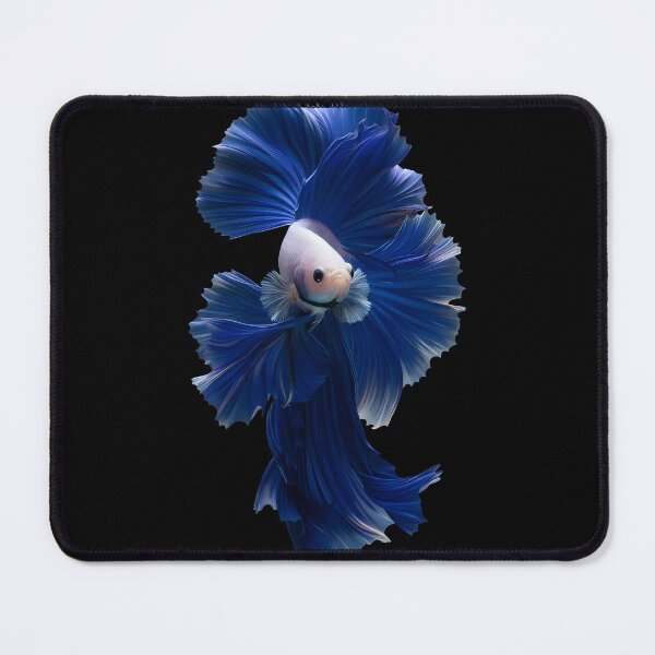 Item preview, Ethereal Azure Bloom: Royal Blue Betta Splendens designed and sold by ifundesign.