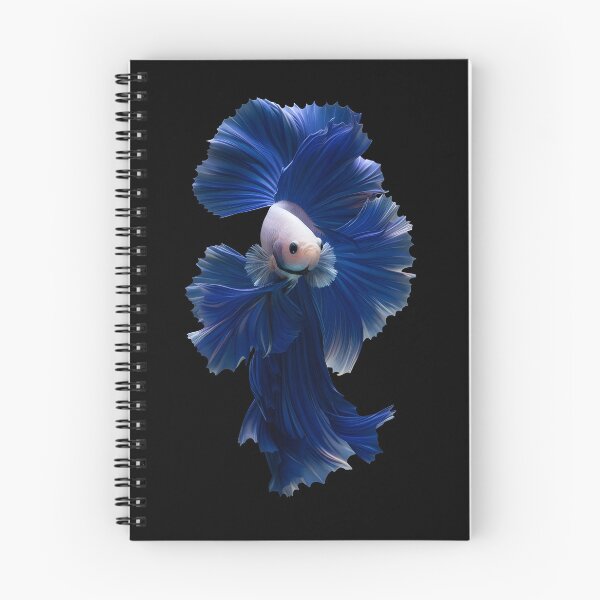 Item preview, Ethereal Azure Bloom: Royal Blue Betta Splendens designed and sold by ifundesign.