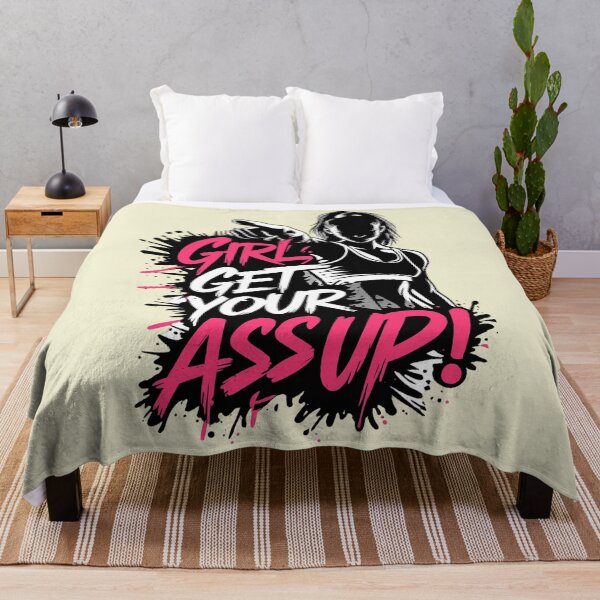 Item preview, Girl Get Your Ass Up - Fierce Fitness Motivation designed and sold by Vicky021.