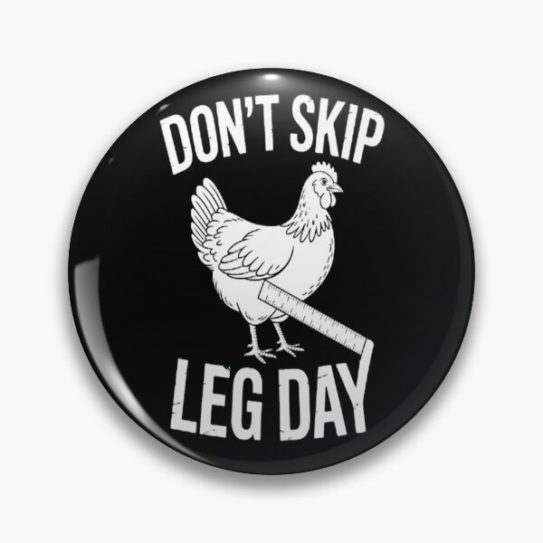 Item preview, Gym Chicken Dont Skip Leg Day Fun Workout Fitness designed and sold by CottonCandyPrin.