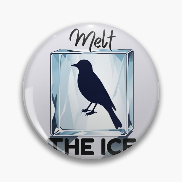Item preview, Melt the Ice – Freedom Bird Sticker designed and sold by shlepyart.