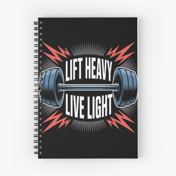 Item preview, Gym Motivation - Lift Heavy Live Light Fitness Gym Workout designed and sold by CottonCandyPrin.