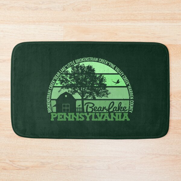 Item preview, Bear Lake Pennsylvania Sunset Retro Vintage Local Pride Logo designed and sold by CRHPOD20.