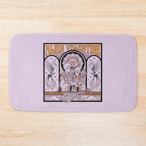 Item preview, Alien Valentine Psychedelic Art Nouveau Cosmic Romance designed and sold by zzz888.