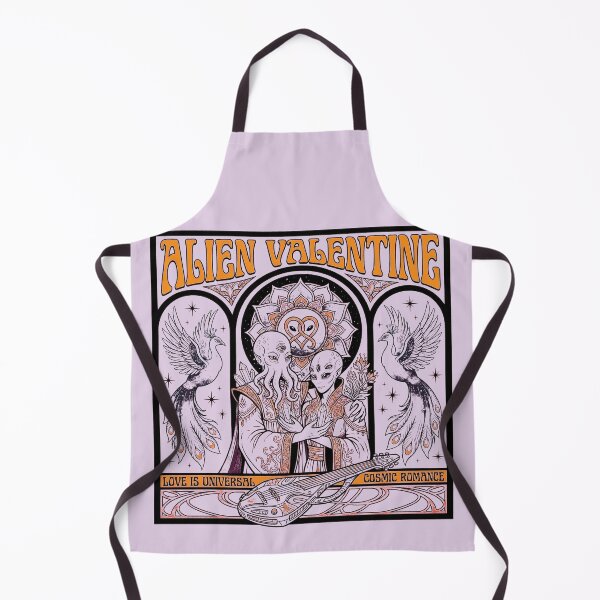 Item preview, Alien Valentine Psychedelic Art Nouveau Cosmic Romance designed and sold by zzz888.