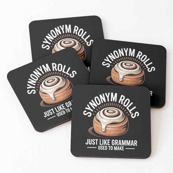 Item preview, Synonym Rolls English Grammar Pun designed and sold by HaiharryCartoon.