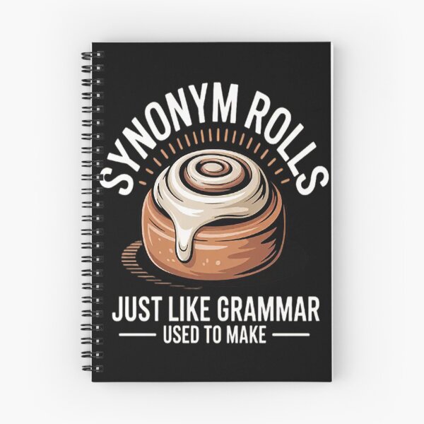 Item preview, Synonym Rolls English Grammar Pun designed and sold by HaiharryCartoon.