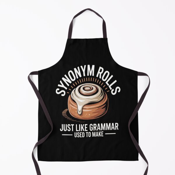 Item preview, Synonym Rolls English Grammar Pun designed and sold by HaiharryCartoon.