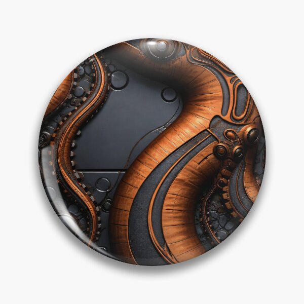 Item preview, Copper Circuit Flow designed and sold by Kaleidoscope Print.