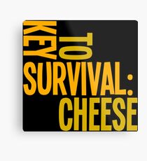Cheese survival Metal Print