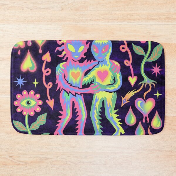 Item preview, Neon Psychedelic Alien Love Weirdcore Aesthetic designed and sold by zzz888.