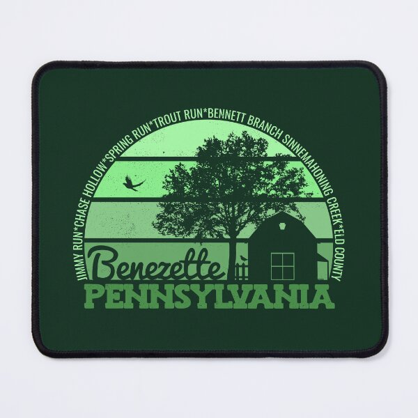 Item preview, Benezette Pennsylvania Sunset Retro Vintage Local Pride Logo designed and sold by CRHPOD20.