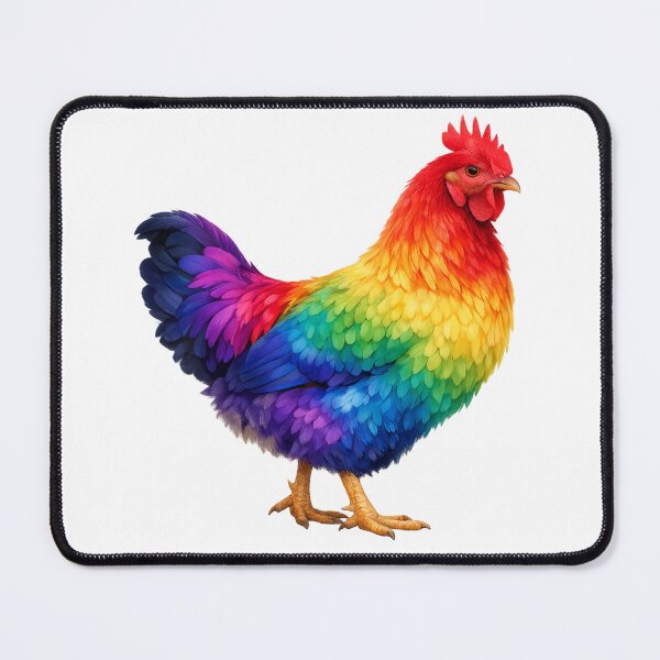 Item preview, Rainbow Chicken designed and sold by CasualChaos735.