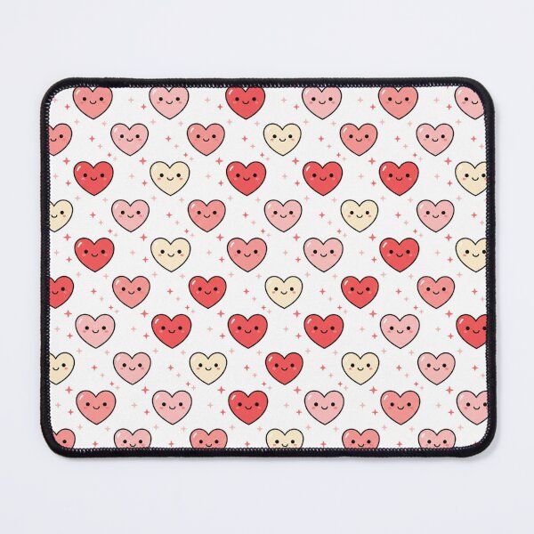 Item preview, Cute Kawaii Valentine Hearts Seamless Pattern designed and sold by FashioonTrends.